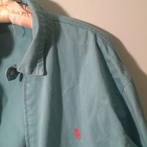 Teal Ralph Lauren Retro Jacket - Picture 2 of 2